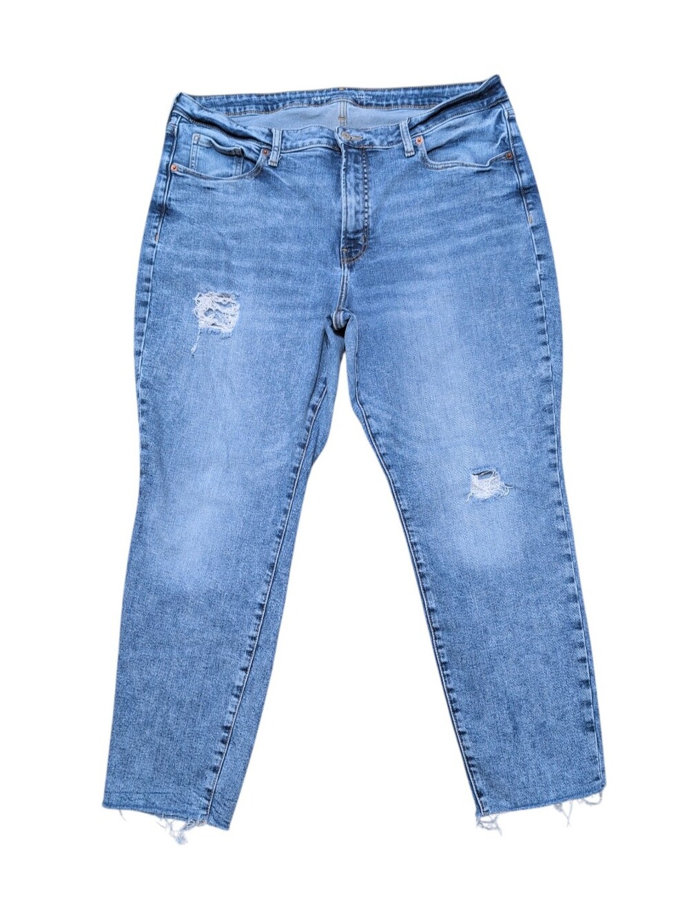 Old Navy High Rise O.G. Straight Leg Jeans Light Medium Wash Size 19